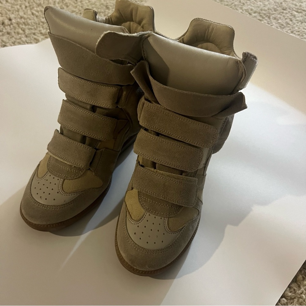 Isabel Marant BEKETT SNEAKERS
bekett leather wedge sneakers - Picture 4 of 9